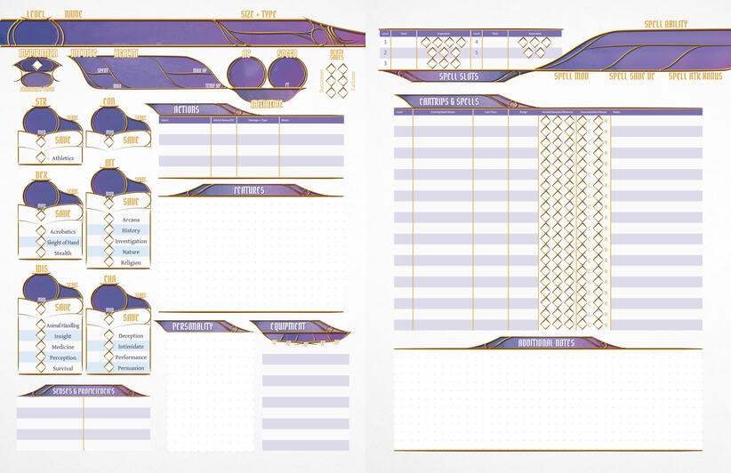 Almanac of Allies (Character Sheet)